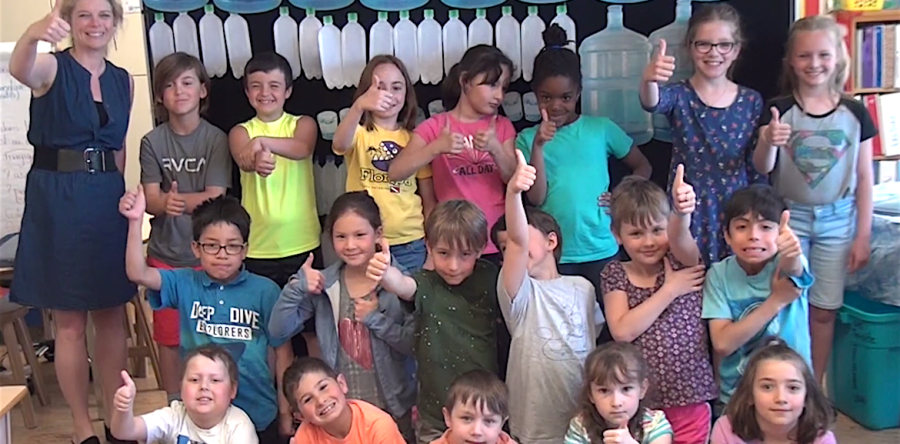 DE L’EAU POUR TOUS, POUR TOUJOURS!» À L’ÉCOLE STE-MONIQUE