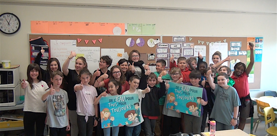 À l’école de l’Oasis, une mission : économiser l’eau potable!
