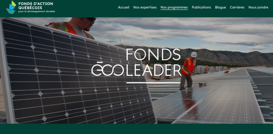 NOUVEAU RÉPERTOIRE POUR LE FONDS ÉCOLEADER !